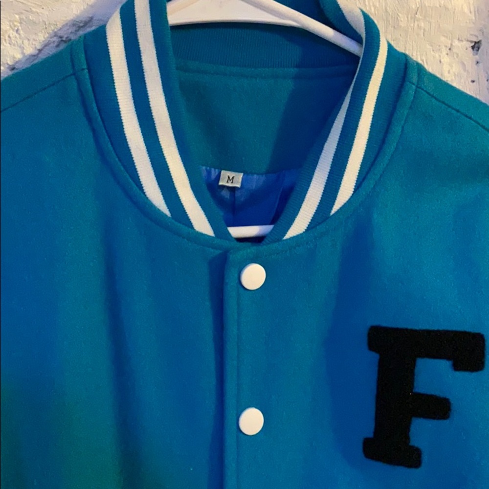 Blue Varsity Jacket - image 4